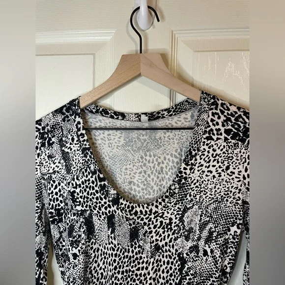 Free People Gotcha Bodysuit in Snakeskin & Leopard Print Size Medium - Picture 5 of 9